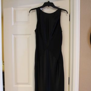 UNDERSTATED ELEGANCE TONE ON TONE FULL LENGTH DRES